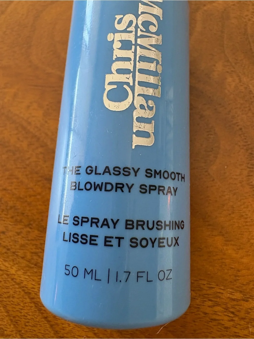 Chris McMillan Glassy Smooth Blowdry Spray 1.7 oz Heat Protectant Prep Spray NEW